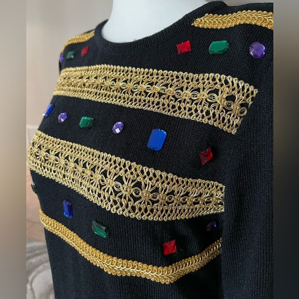 Vintage Liz Claiborne Women’s Long Sleeve Mini  Dress - Picture 2 of 13